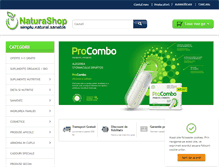 Tablet Screenshot of naturashop.ro