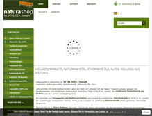 Tablet Screenshot of naturashop.com